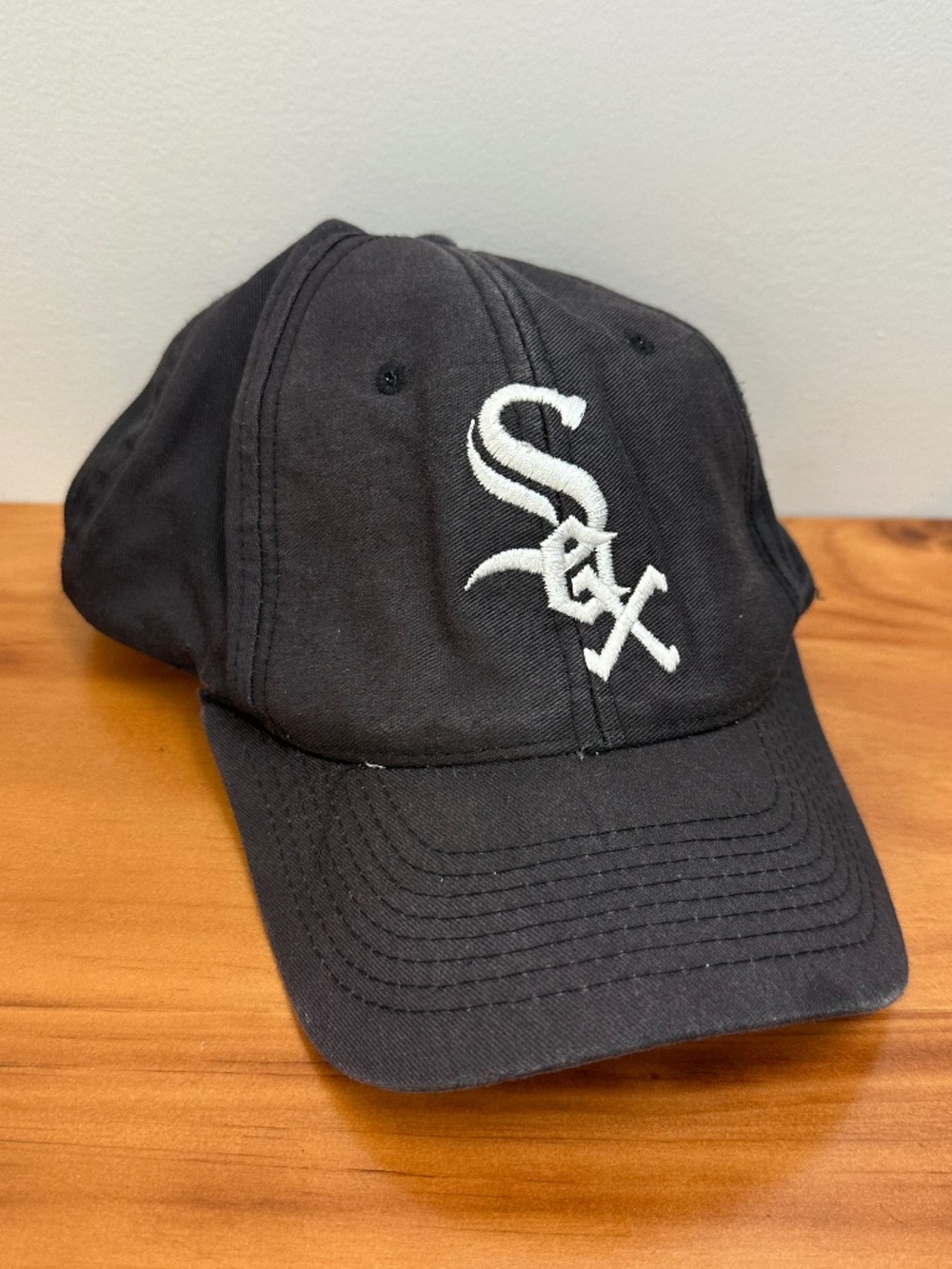 Black and White White Sox Hat